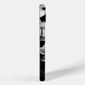 zwart-wit bloemen Case-Mate iPhone case (Achterkant / Rechts)