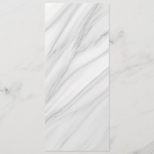 Zwart & wit bloemen mooi bruiloft menu (Achterkant)