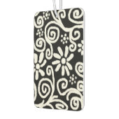Zwart Wit Bloemen & Swirls Bloemen Swirl Luchtverfrisser (Links)