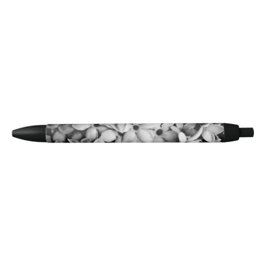 zwart-wit bloemen zwarte inkt pen (Voorkant)