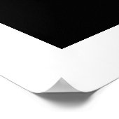 Zwart-wit bloemenfotografie poster (Hoek)