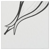 Zwart-wit bloemenpatroon stof (Close Up)