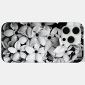 zwart-wit bloemenprint Case-Mate iPhone case (Achterkant (horizontaal))