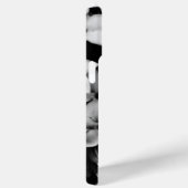 zwart-wit bloemenprint Case-Mate iPhone case (Achterkant / Rechts)