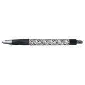 Zwart Wit Bloemmotief Pen (Voorkant)