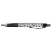 Zwart Wit Bloemmotief Pen (Bodem)