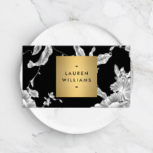  zwart-wit bloemmotief