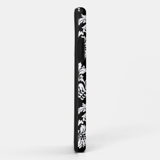 Zwart-wit bloemontwerp Case-Mate iPhone case (Achterkant/rechts)