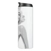  zwart-wit blond thermosbeker (Geroteerd rechts)