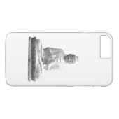Zwart-wit Boeddha-beeld Case-Mate iPhone Case (Achterkant (Horizontaal))