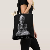 Zwart & Wit Boeddha Tote Bag (Dichtbij)