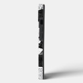 Zwart-wit boeken achtergrond Case-Mate iPhone case (Achterkant / Links)