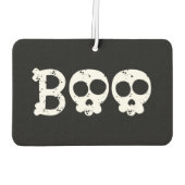 Zwart-wit Bony Skull Boo Luchtverfrisser (Achterkant)