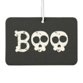 Zwart-wit Bony Skull Boo Luchtverfrisser (Voorkant)