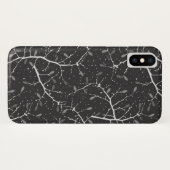 Zwart wit boompatroon Case-Mate iPhone case (Achterkant (horizontaal))