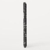 Zwart wit boompatroon Case-Mate iPhone case (Achterkant/links)