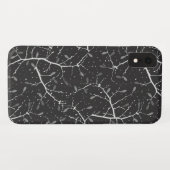 Zwart wit boompatroon Case-Mate iPhone case (Achterkant (horizontaal))