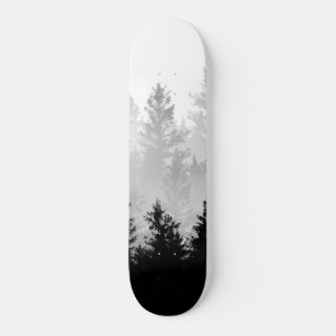 Zwart-wit bos Dream #1 #decor #art Persoonlijk Skateboard
