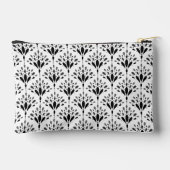 Zwart-wit botanische folk bloemkunst etui (Achterkant)