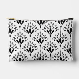 Zwart-wit botanische folk bloemkunst etui