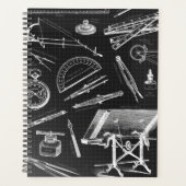 Zwart wit bouwwerkplaatje planner (Voorkant)