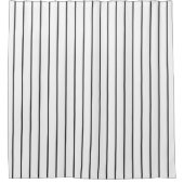 Zwart-wit breedband-gordijn douchegordijn (Voorkant)