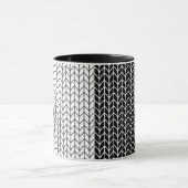 ZWART & WIT BREISEL Zwarte Combo Mok (Midden)