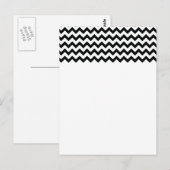 Zwart wit Briefkaart (Voorkant / Achterkant)