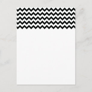 Zwart wit Briefkaart