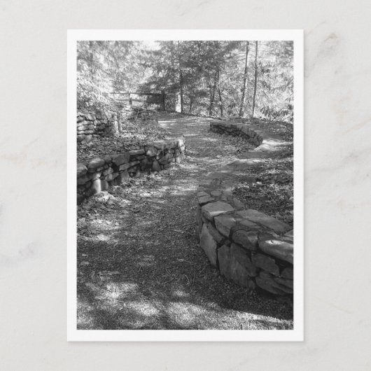 Zwart-wit Briefkaart (Voorkant)