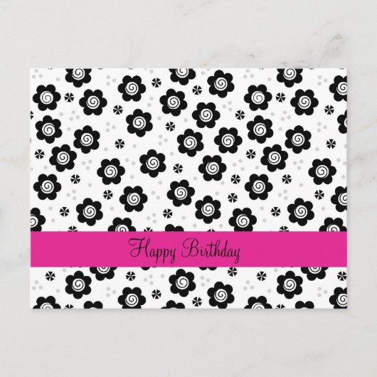 Zwart wit Briefkaart (Voorkant)