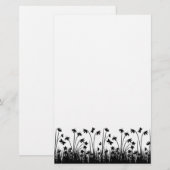 Zwart-wit Briefpapier (Voorkant / Achterkant)