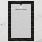 Zwart/wit Briefpapier (Voorkant)