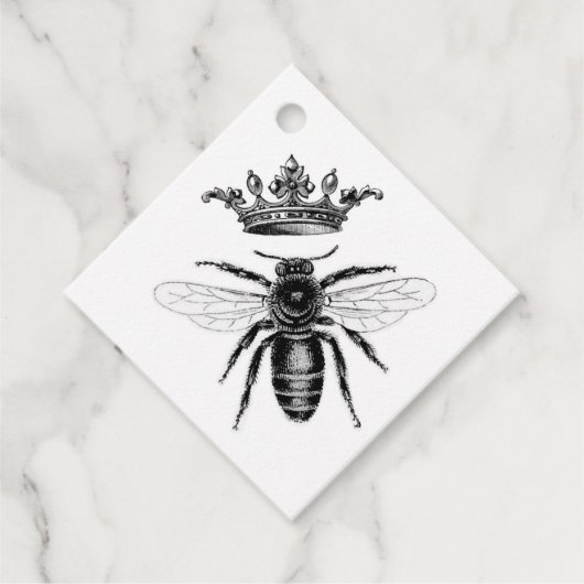  zwart-wit bruid voor bij bedankjes labels (Voorkant)