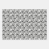 Zwart-wit bruiloft inpakpapier (Voorkant 3)