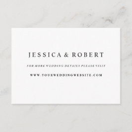 Zwart & Wit Bruiloft Website Invoegen Kaart