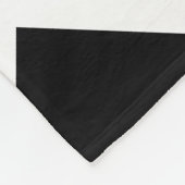 Zwart Wit Bruin Chevron Stripe Fleece Deken (Hoek)