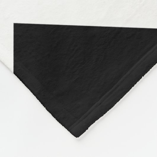 Zwart Wit Bruin Chevron Stripe Fleece Deken (Hoek)