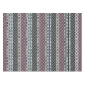 Zwart-wit bruin patchwork kant tafelkleed (Voorkant (Horizontaal))