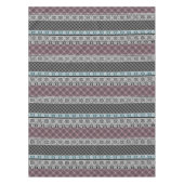 Zwart-wit bruin patchwork kant tafelkleed (Voorkant)