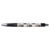 Zwart Wit Bruine Vierkanten Pen (Voorkant)