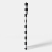 Zwart wit Buffalo Aangepast monogram controleren Case-Mate iPhone Case (Achterkant / Rechts)