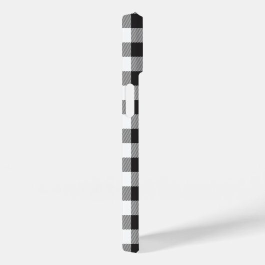 Zwart wit Buffalo Aangepast monogram controleren Case-Mate iPhone Case (Achterkant / Rechts)