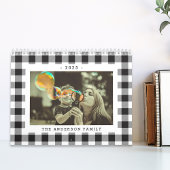 Zwart-wit Buffalo Check 2025 Foto Kalender