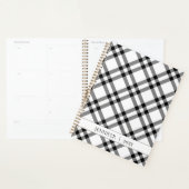 Zwart & Wit Buffalo Plaid Planner (Display)
