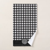 Zwart wit buffel Beer Bad Handdoek (Handdoek)