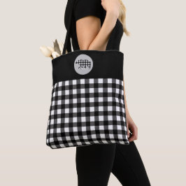 Zwart wit buffel Beer Tote Bag