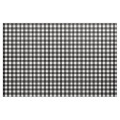 Zwart & wit buffel geruit geruit rustiek stof (Fat Quarter)