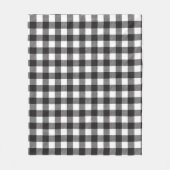 Zwart-wit Buffel Plaid Deken (Voorkant)