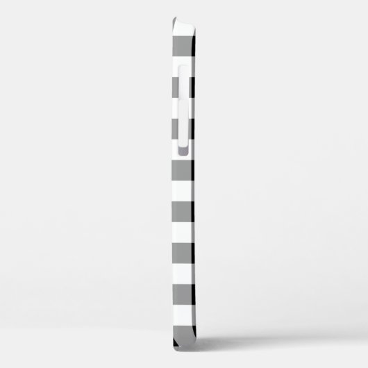 Zwart-wit buffelpatroon Case-Mate iPhone case (Achterkant / Links)